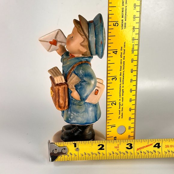 Vtg Goebel Hummel Figurine Postman W. Germany TMK6 Signed '83 #119 - Picture 14 of 14